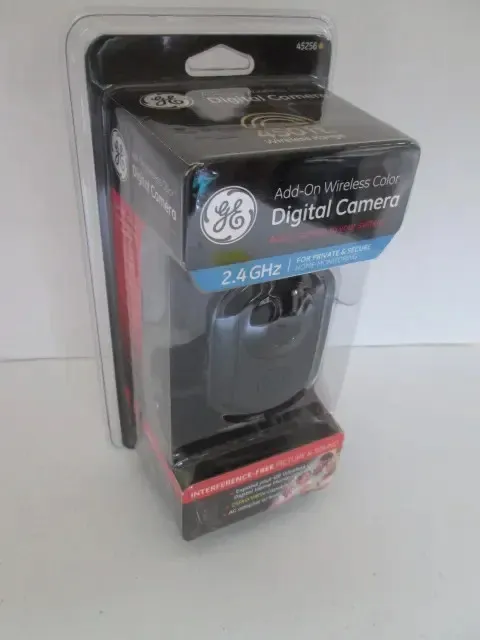 NEW Sealed GE 45256 Add-On Wireless Color Digital Security Camera 2.4GHz