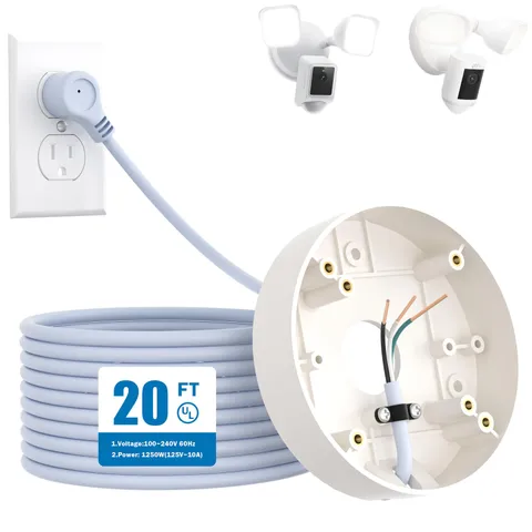 Plug-in Mount for Floodlight Cams Compatible with Floodlight Cam Wired Plus/Pro,