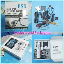 77GHz Millimeter Wave Radar Assist BSD Alarm System Car Blind Spot Lane Change P