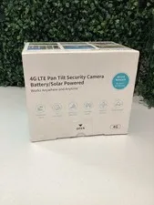 4G LTE Pan Tilt Battery Solar Powered Security Camera