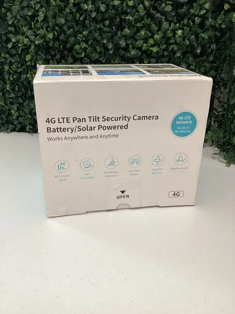 4G LTE Pan Tilt Battery Solar Powered Security Camera