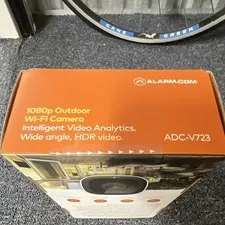 Alarm.com ADC-V723 1080p Outdoor Wi-Fi IP Camera Night Vision HDR White