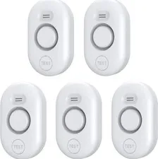 5 Pack Water Leak Detectors for Home, 100dB Water Sensor Alarm for...