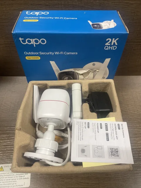 TP-Link Tapo C325WB 2K QHD Outdoor WiFi Security Camera New Sealed