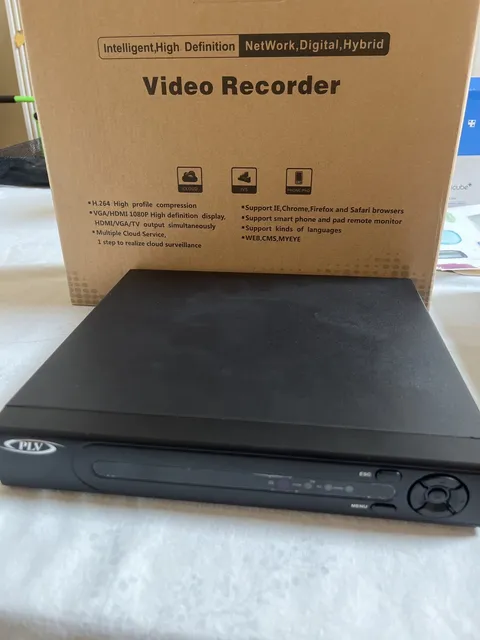 PLV-NV408E 8-Channel Network Video Recorder NVR 4MP HDMI CCTV DVR No HDD