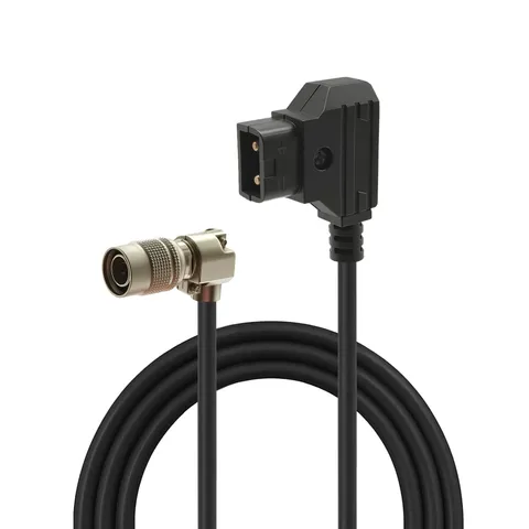 DTap To Hirose 4Pin Male Coiled Power Cable For Sound Devices Zoom 31 In