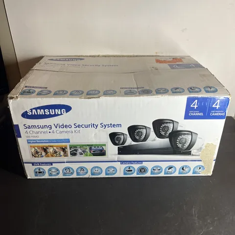 New Samsung SDS-P3042  4 Channel 4 Camera Video Security System