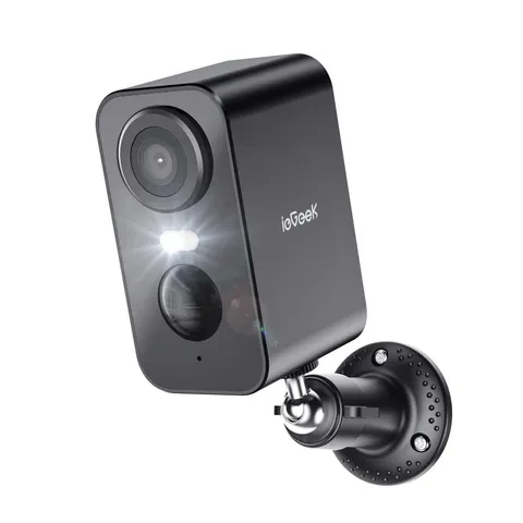 Security Cameras Wireless Outdoor 2K WiFi Battery Powered Siren & Spotlight IP65