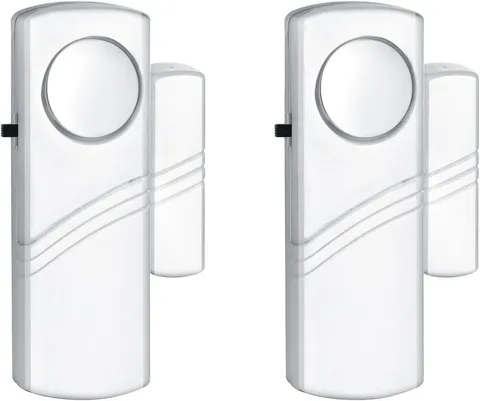 Durable 90dB Wireless Security Alarms – Perfect for Home, Office, Kids' Safety