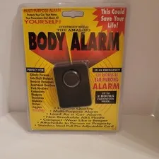 Brand New Body Alarm Personal Security Alarm, 130 DB, Sealed