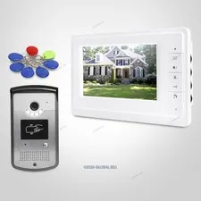 7" Video Door Entry Phone Call System with IR Night Vision for Home Security