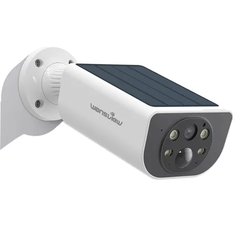 Wansview S1 Outdoor Solar Security Camera Wireless2K Color Night Vision For home