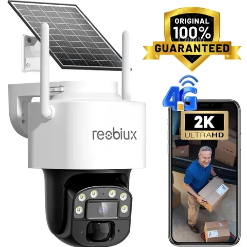 4G LTE Cellular Solar Security Cameras Wireless Outdoor, No WiFi Security Camera