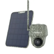 Reolink 4K 4G Trail Security Camera 360° Full View Go Ranger PT+Solar Panel