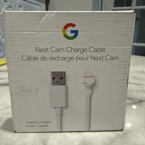 Google Nest Cam Charge Cable, 1 Meter - Snow