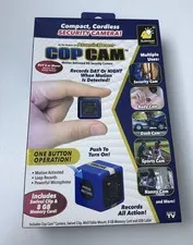 Atomic Beam Cop Cam Mini Security Camera by BulbHead Body Cam Dash Cam w/ Clip