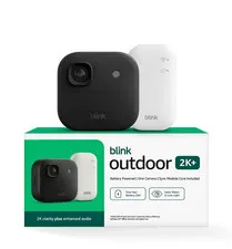 Blink Outdoor 2K+ (newest model) - Wireless smart security 1 camera - NEW, BLACK