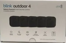 Blink Outdoor 4 5-Camera System Battery Security Cameras Alexa NEW SEALED