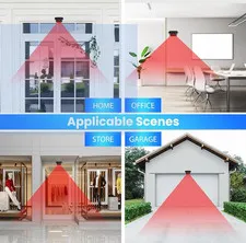 driveway alarm wireless outside motion sensor