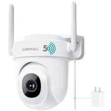 2.5K Wired Cameras for Home Security, 2.4G/5G WiFi Outdoor Camera, 5MP, 24/7 ...