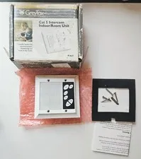 Greyfox Home Systems White COLOR - Cat5 Intercom Indoor/Room Unit New