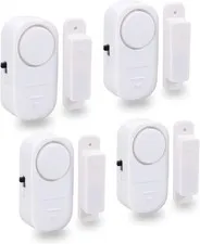 4 PCS Wireless Home Window Door Burglar Security ALARM System Magnetic Sensor
