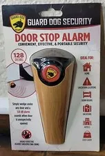 Guard Dog Security DOOR STOP ALARM 128 Decibel for Home, Dorm, Hotel Room New