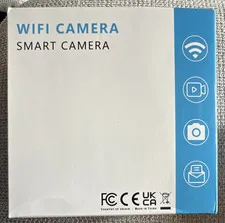 Smart Camera IP/Network Indoor Surveillance Camera, Wi-Fi Wireless, White/Blue