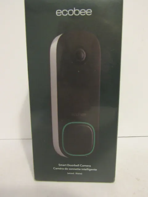Ecobee Smart Doorbell Camera Wired Home Security Works with Alexa Google HomeKit