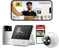 Video Doorbell Camera Wireless with Monitor with Outdoor Cam, No Subscription, 4