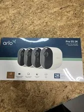 Arlo Pro 5S Spotlight Security Camera 2K HDR VMC4460P-100NAS Wireless, 4-Pack