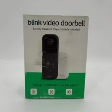 New Blink Video Doorbell Elite Video Doorbell Black