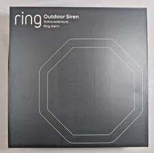 Ring Alarm Outdoor Siren Z-Wave Plus 100db Works In US Brand New Sealed