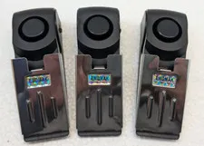 3 EMDMAK Door Stop Alarm 120DB Siren Door Stop for Home & Travel New no Box