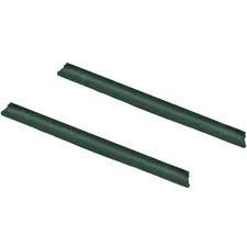 2-Pack Green Reusable Sand-Free Flood Barrier Snakes, 5ft×7.8in for Garage