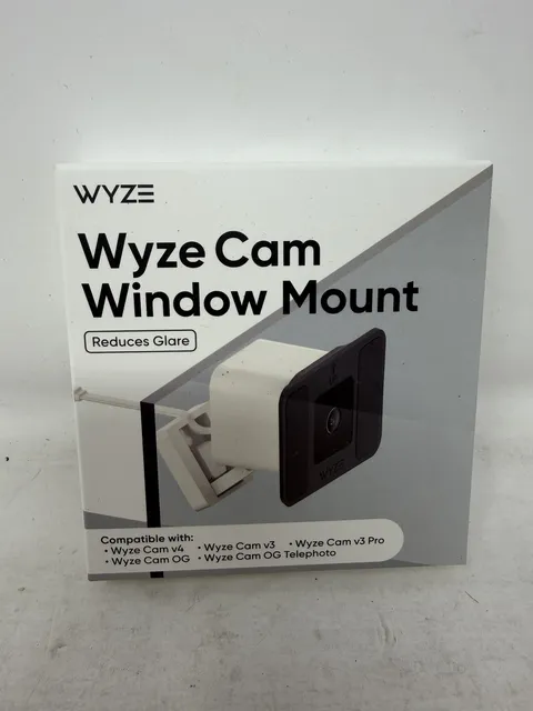 Wyze Window Mount for Wyze Cam OG, v3, v3 Pro, v4, NEW