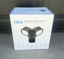 Blink - Wired Floodlight Camera - Smart Security Camera 2600 Lumens free ship!