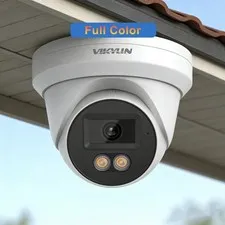 Vikylin Full Color 4K 8MP Outdoor POE IP Camera Motion Detection with MIC ONVIF