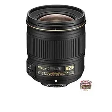Nikon AF-S NIKKOR 28mm f/1.8G prime lens full-frame compatible.