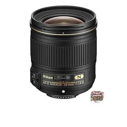 Nikon AF-S NIKKOR 28mm f/1.8G prime lens full-frame compatible.