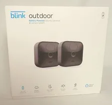 Blink outdoor Wireless Security Camera- 2 Pack - & Sync Module 2