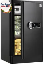 Deluxe Biometric Fingerprint Safe Box Smart Touch Screen Fireproof Safe for Home