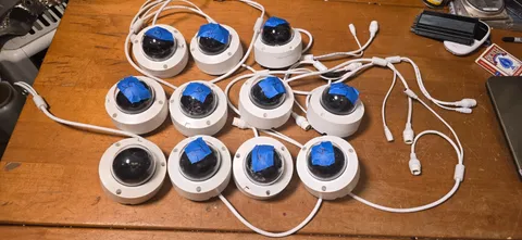 Alarm.com ADC-VC827P Indoor Dome IP Security Cameras Lot of 11