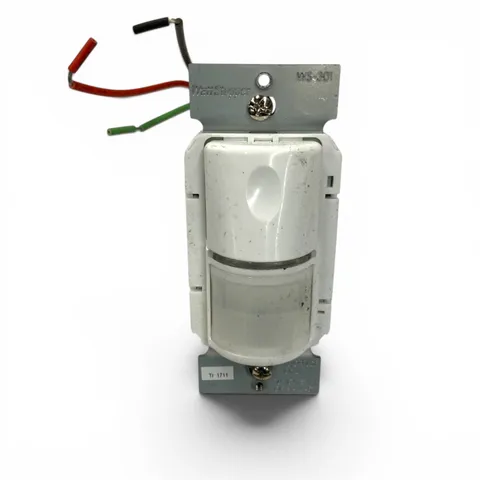 WattStopper Legrand WS-301 PIR Wall Switch Occupancy Sensor White