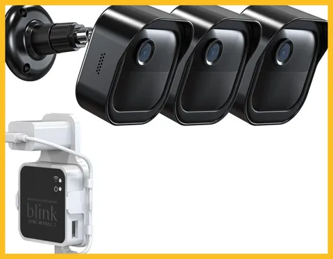 Blink Outdoor 4 3 Camera Wall Mount Weatherproof Housing 360 Adjustable 3-Pack