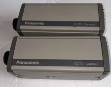 Lot 2 Panasonic CCTV Cameras WV1414 Untested 