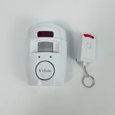 Vehac Wireless PIR Motion Sensor Theft Alarm with Remote Control Key Fob