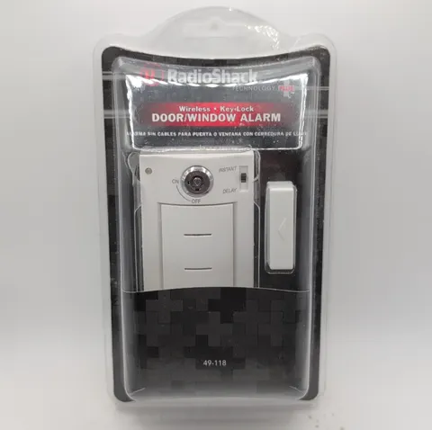 Radio Shack Wireless Key Lock Door Window Safety Alarm 4900118 New Sealed
