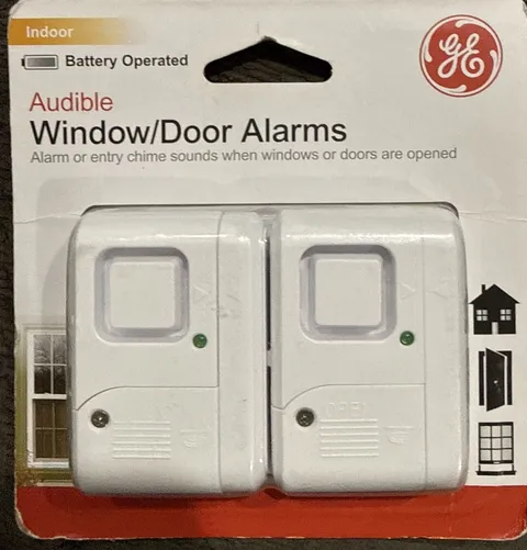 GE - 2 Indoor Window Door Alarm Sensor Model # 36019 NEW