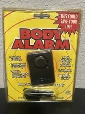 Body Alarm Personal Security Alarm, UP TO 2 HOURS CONTINUOUS SIREN